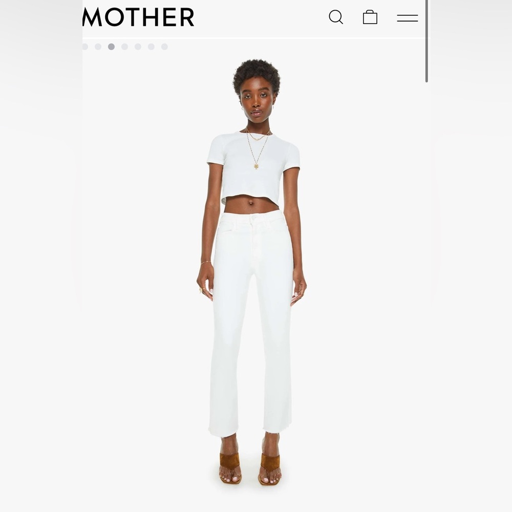 MOTHER The Hustler Ankle Fray